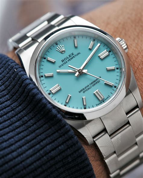 rolex tiffany blue